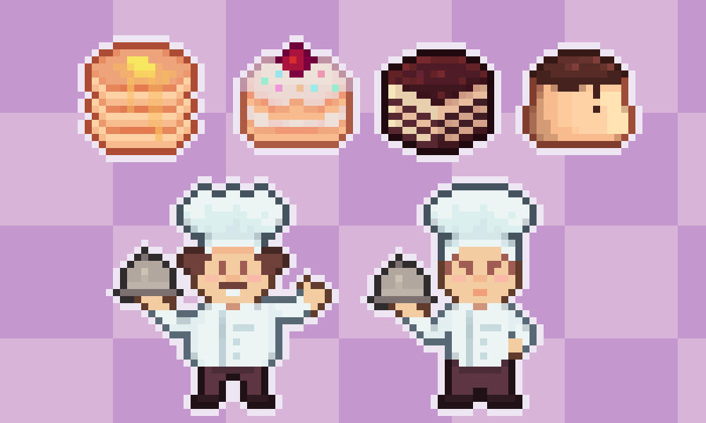 Baking Pixel Icons, 2023