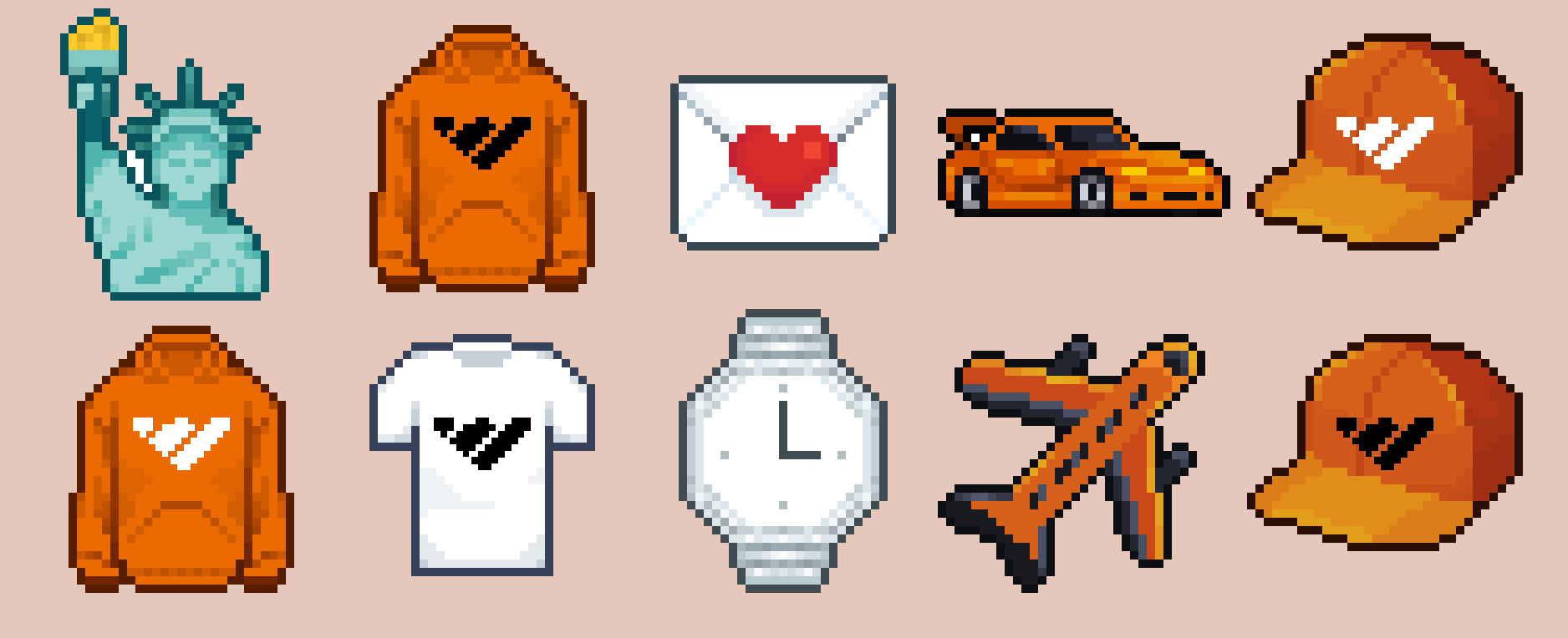 Esyoun Pixel Icons, 2023